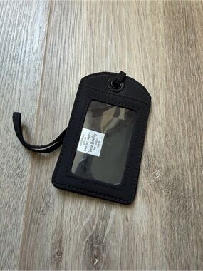 Vera Bradley Black Luggage Tag